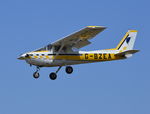 G-BZEA @ EGLK - Cessna A152 Aerobat banging round the circuit at Blackbushe. Ex N7606L. - by moxy
