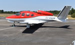 T7-HGW @ EGLK - Cirrus SF-50 Vision at Blackbushe. Arrived from Antwerp. - by moxy