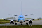 OO-TUK @ LFRB - Boeing 737-86J, Taxiing, Brest-Bretagne airport (LFRB-BES) - by Yves-Q