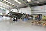 G-PMNF @ EGKB - TA805 Spitfire lX in the Heritage Hangar at Biggin Hill. - by PhilR