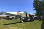 584 - Mikoyan i Gurevich MiG-23MF FLOGGER-B at the Flugplatzmuseum Cottbus (Cottbus airfield museum)