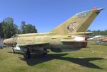 653 - Mikoyan i Gurevich MiG-21MF FISHBED-J at the Flugplatzmuseum Cottbus (Cottbus airfield museum)