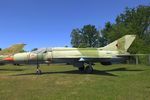 821 - Mikoyan i Gurevich MiG-21PF (modified for east-german air force, locally called 'MiG-21PFM') FISHBED-D at the Flugplatzmuseum Cottbus (Cottbus airfield museum)