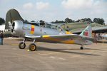 G-BGPB @ EGSU - 1747 1953 CCF Harvard 4 Portugese AF BoB 75th Anniversary at Duxford - by PhilR