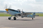 G-BWUE @ EGSU - 1949 Hispano HA.1112MIL Buchon Luftwaffe BoB 75th Anniversary Duxford - by PhilR