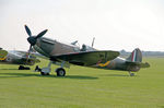 G-CFGJ @ EGSU - N3200 1939 VS Spitfire la RAF BoB 75th Anniversary Duxford - by PhilR