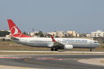 TC-JHO @ LMML - B737-800 TC-JHO Turkish Airlines - by Raymond Zammit