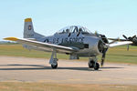 G-TROY @ EGSU - 51-7692 1951 North American T-28A Trojan USAF Duxford - by PhilR