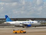N827UA @ IAH - Taxiing to takeoff at IAH - by Arthur Tanyel