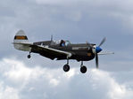 F-AZKU @ EGSU - 2105915 1942 Curtis P-40N Warhawk Flying Legends Duxford - by PhilR