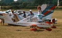 F-PYIJ @ LFEN - Colomban Cri-Cri at an airshow at Sorigny, France, July 1982 - by J Baker Hill