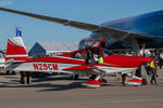 N25CM @ KOSH - Being prepped for display in Boeing Palza at AirVenture 2022 as part of a Vans celebration - by Alan Howell