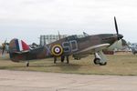 G-HRLI @ EGSU - V7497 1940 Hawker Hurricane l IWM Duxford - by PhilR