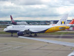 G-OZBJ @ EGKK - Monarch Airbus 01993 Airbus A320-200 G-OZBJ LGW - by PhilR