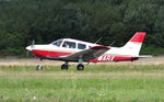 G-WARX @ EGFH - Visiting Cherokee Warrior III. - by Roger Winser