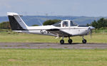 G-XALT @ EGFP - Visiting Tomahawk operated by Cambrian Flying Club departing Runway 04. - by Roger Winser