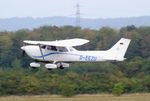 D-EEZU @ EDKB - Cessna (Reims) FR172H Rocket at Bonn-Hangelar airfield during the Grumman Fly-in 2022 - by Ingo Warnecke