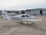 G-FELC @ EGJB - On the west parking at Guernsey - by Alan Howell