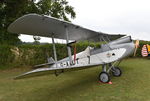G-AAJT @ EGHP - De Havilland DH60G Gipsy Moth at Popham. Ex NC947M - by moxy
