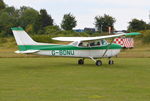 G-BDNU @ EGHP - Reims F172M Skyhawk atPopham. - by moxy
