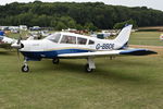 G-BBDE @ EGHP - Piper PA-28R-200-2 Cherokee Arrow II at Popham. - by moxy