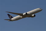 HZ-ARG @ LFPG - Boeing 787-8 Dreamliner, Take off rwy 09R, Roissy Charles De Gaulle airport (LFPG-CDG) - by Yves-Q