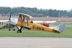 G-ANFM @ EGSU - G-ANFM 1950 DH82A Tiger Moth BoB Display Duxford - by PhilR