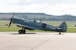G-PRXI @ EGSU - PL983 (G-PRXI) 1944 VS Spitfire PRXI BoB Display Duxford - by PhilR
