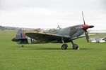 G-CCCA @ EGSU - PV202 (G-CCCA) VS Spitfire T9 BoB Display Duxford - by PhilR