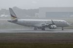 D-AGMP @ EDDK - First pic in the database. Arrival from Genoa in heavy rain shower, Runway 32R. - by Koala