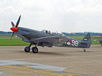 G-CCCA @ EGSU - G-CCCA (PV202, G-TRIX, H-98) 1944 VS Spitfire TlX Spitfire Day Duxford 09.08.09 - by PhilR