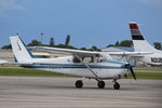 N8288X @ KFMY - Cessna Skyhawk parked on the Base Ops ramp at Page Field - by Donten Photography