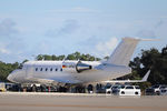 D-AFAG @ KRSW - Challenger 604 sits on the Private Sky ramp at Southwest Florida International Airport