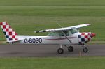 G-BOSO @ EGKA - Taxiing at Shoreham Airport, Sussex - by Chris Holtby