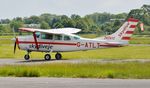 G-ATLT @ EGHH - Taxiing on arrival - by John Coates