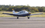 G-BBXW @ EGFH - Visiting Cherokee Warrior operated by Bristol Aero Club.