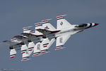 UNKNOWN @ KDOV - USAF Demo Team Thunderbirds F-16s - by Dariusz Jezewski  FotoDJ.com