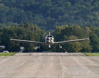 N8435D @ I67 - Departing Rwy 19 at Cincinnati West Airport, Harrison, Ohio, USA - by Jehan M Ghouse