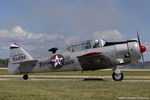 N747JE @ KOSH - North American AT-6G Texan Tuskegee Airmen  C/N 49-3292, N747JE - by Dariusz Jezewski www.FotoDj.com