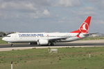 TC-LCS @ LMML - B737-8 MAX TC-LCS Turkish Airlines - by Raymond Zammit