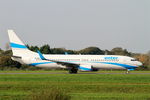 SP-ENT @ LFRB - Boeing 737-8AS, Taxiing rwy 25L, Brest-Bretagne airport (LFRB-BES) - by Yves-Q