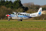 F-HFTR @ LFRB - Textron Aviation Inc. Grand Caravan 208B, Take off run rwy 25L, Brest-Bretagne airport (LFRB-BES) - by Yves-Q