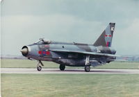 XR761 @ EGXB - 5 Squadron Lightning F6
taken at RAF Binbrook (EGXB)
4th March 1982 - by Barny