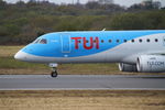 OO-TEA @ LFRB - Embraer 190LR, Taxiing rwy 07R, Brest-Bretagne airport (LFRB-BES) - by Yves-Q