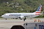 N987AN @ STT - American B738 N987AN pulling up to the gate STT - by Mark Kalfas