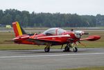 ST-25 @ EBBL - SIAI-Marchetti SF.260MB of the FAeB (Belgian Air Force) 'Diables Rouges / Red Devils' aerobatic team at the 2022 Sanicole Spottersday at Kleine Brogel air base