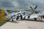 N151HR @ OSH - 1945 North American P-51D Mustang, c/n: 12241064, AirVenture 2013 - by Timothy Aanerud