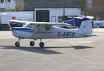 G-ARFO @ EGTF - Cessna 150A at Fairoaks. Ex N7074X - by moxy