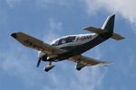 F-GNNR @ LFBD - Robin DR-400-180 Regent, On final rwy 23, Bordeaux Mérignac airport (LFBD-BOD) - by Yves-Q