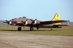 G-BEDF @ EGSU - 44-85784 (G-BEDF) 1944 Boeing B-17G Flying Fortress 'Sally B'  USAF IWM Duxford - by PhilR